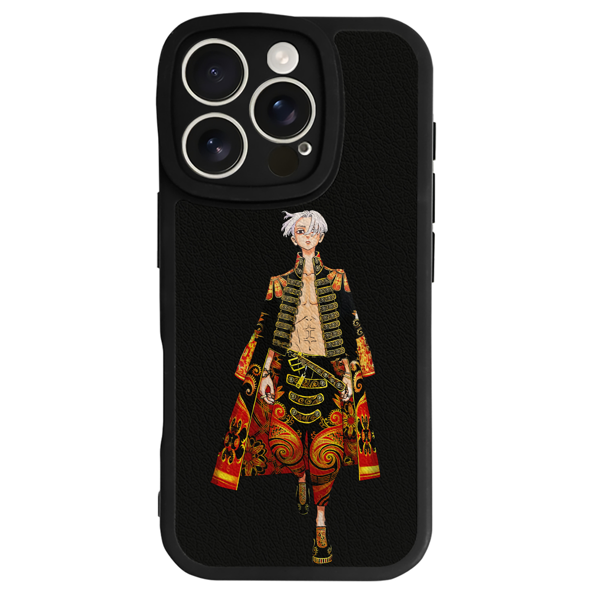 （画像用） 東京リベンジャーズ Tokyo Revengers 【iPhone 16シリーズ対応】シリコンスマホケース（レザー調） 材質：シリコン